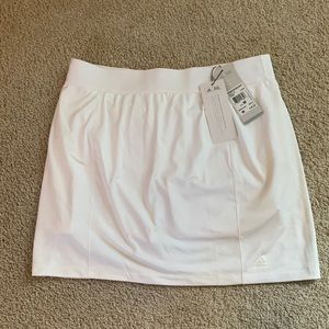 New Adidas Tennis Active Sports White Skort Medium